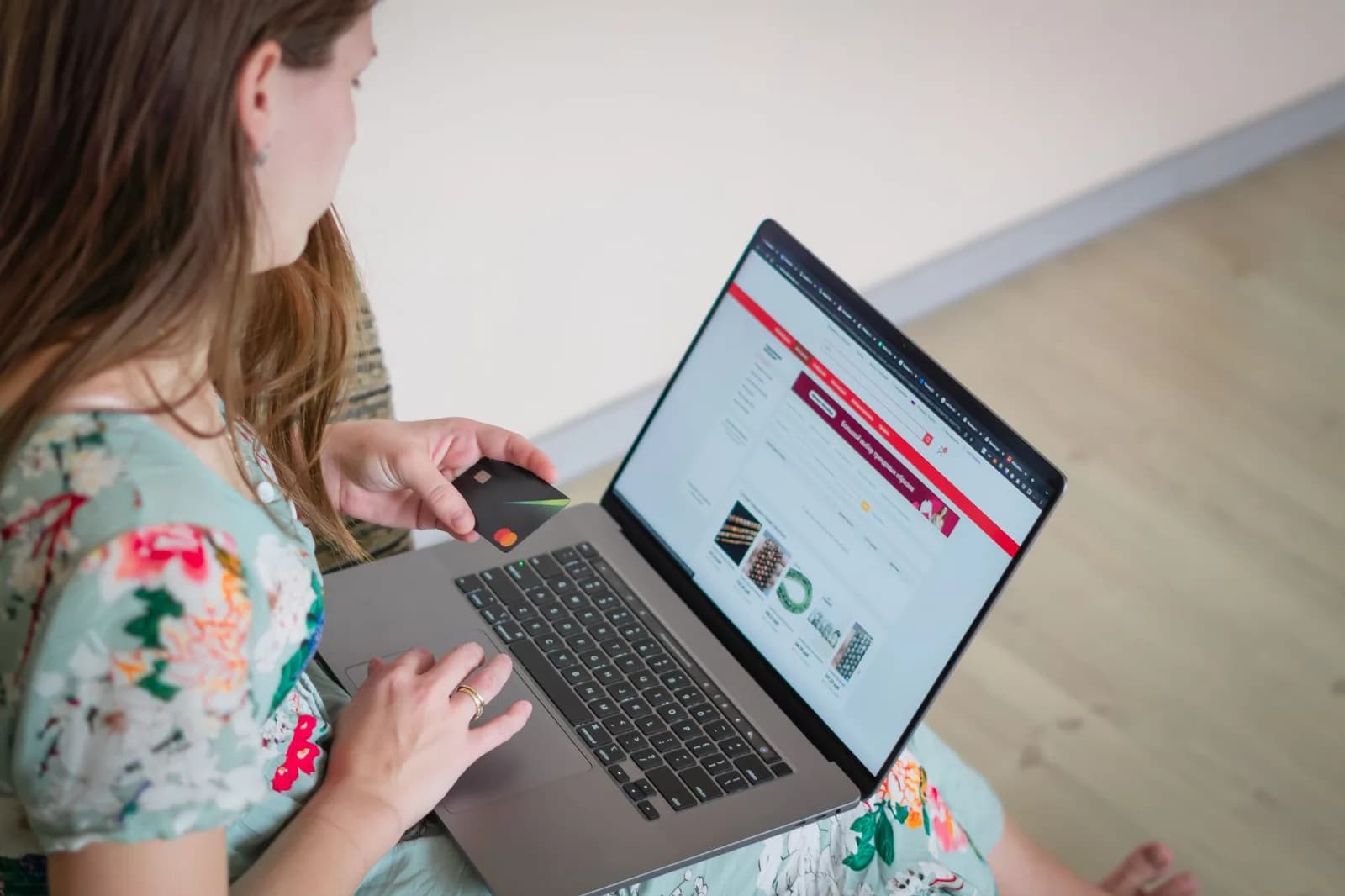 Compra pela internet com cartão
