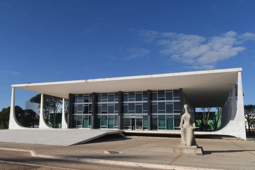 Fachada do Supremo Tribunal Federal em Brasília