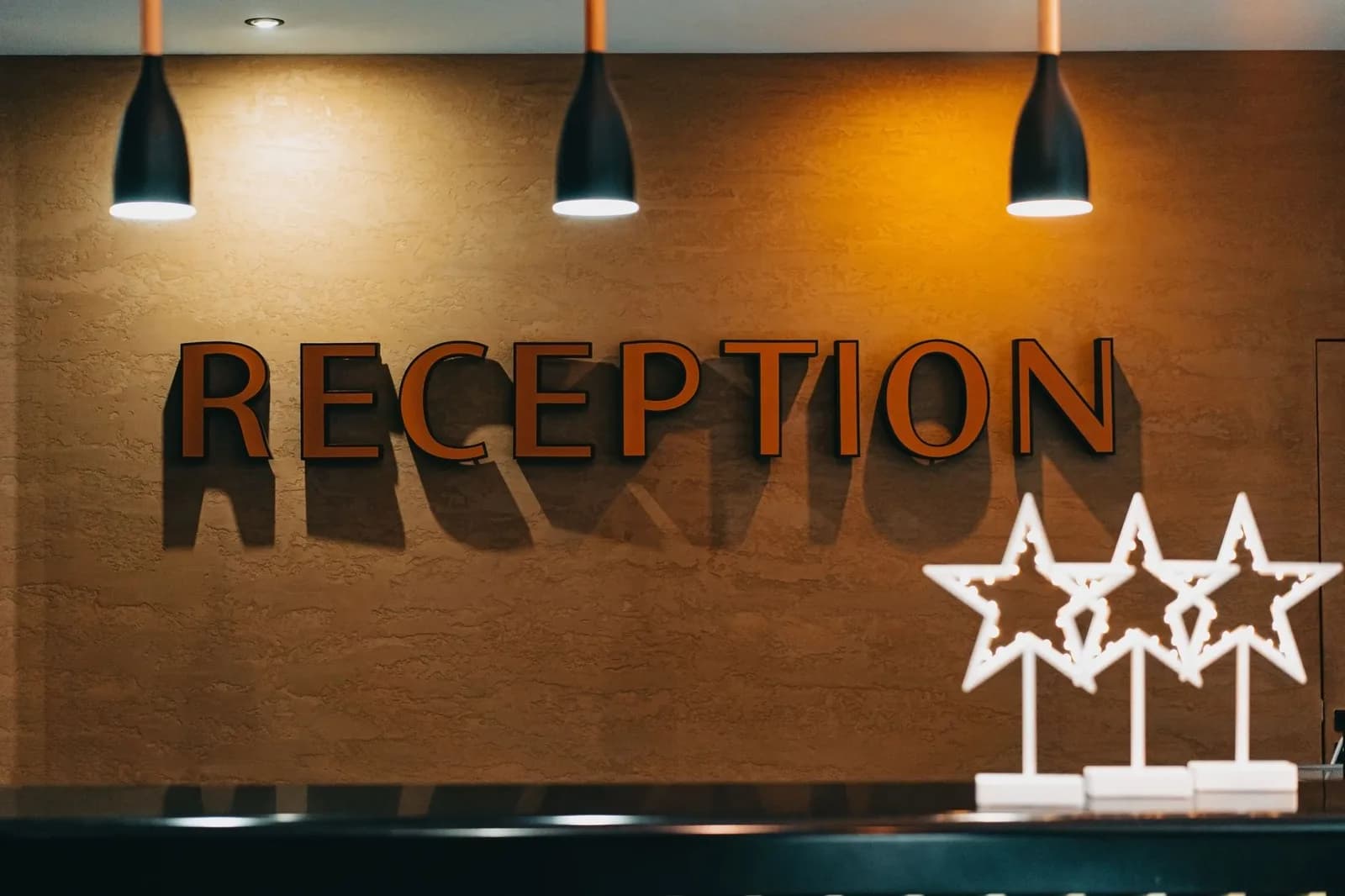 Recepção de hotel